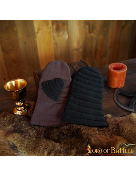 Mitaines matelassées fabriquées à la...