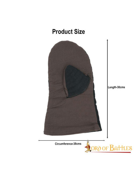 Mitaines matelassées fabriquées à la...