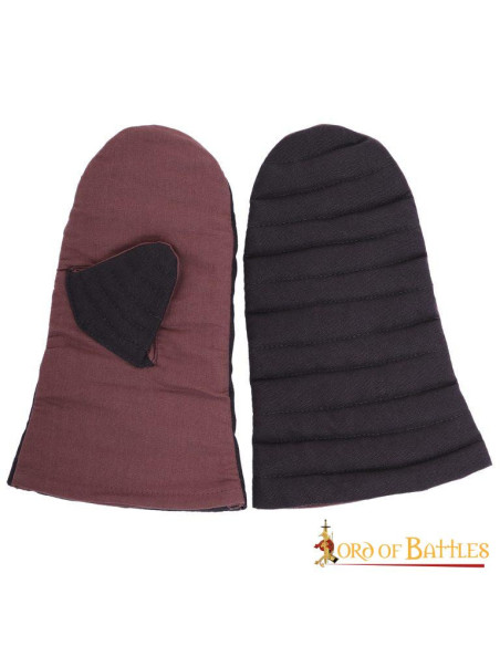 Mitaines matelassées fabriquées à la...