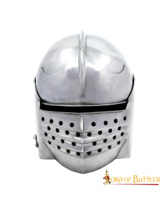Casque italien Sallet avec doublure rembourrée