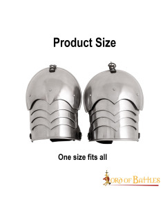 Épaulières fonctionnelles de chevalier médiéval 2