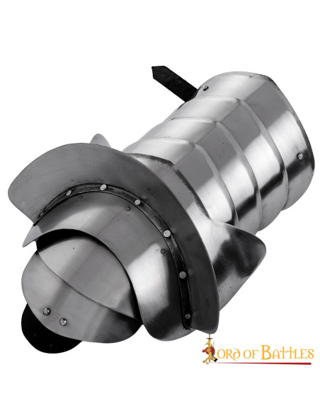 Épaulières de chevalier médiéval avec...