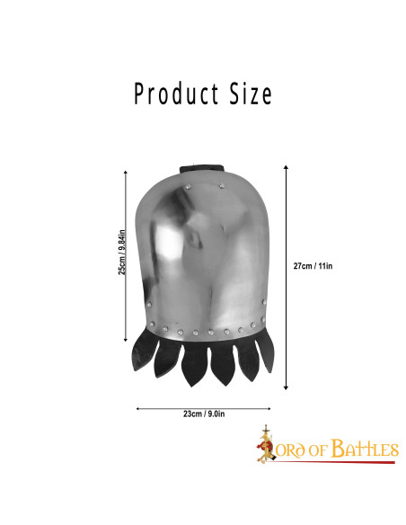 Épaulettes de chevalier médiéval avec...