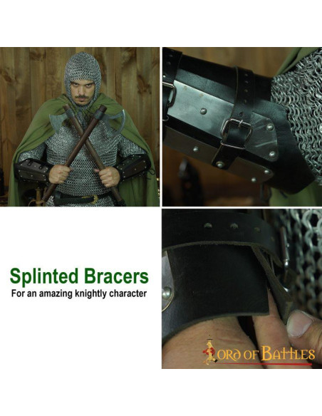 Bracelet en cuir véritable renforcé...