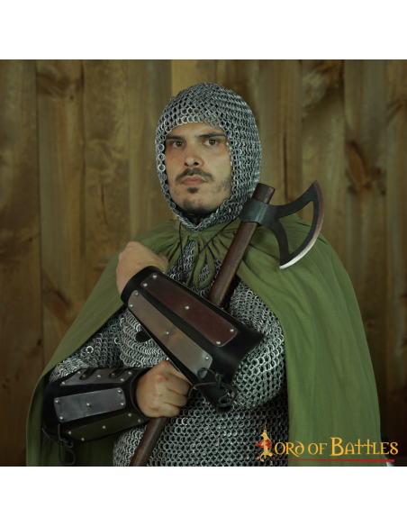 Bracelet en cuir véritable renforcé...