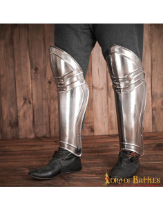 Grèves de chevalier médiéval-fantastique classique