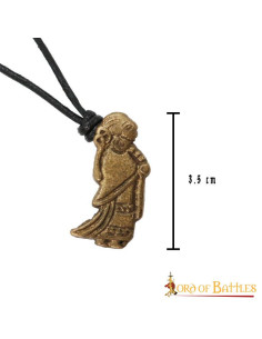 Pendentif Viking Valkyrie en laiton 2