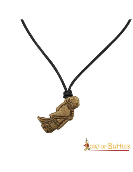 Pendentif Viking Valkyrie en laiton