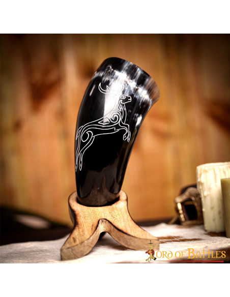 Corne viking chevreuil en corne de...