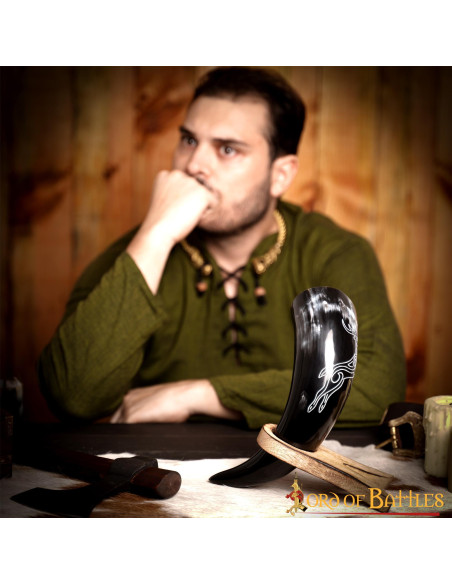 Corne viking chevreuil en corne de...