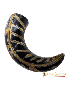 Corne viking avec motifs gravés (400-500 ml.)