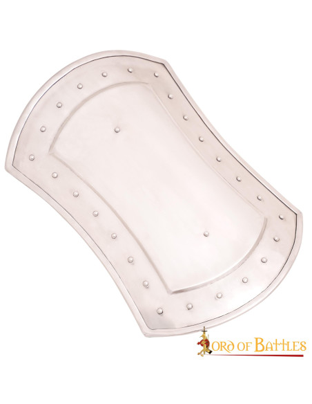 Bouclier médiéval rectangulaire en...