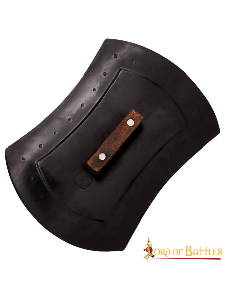 Bouclier médiéval rectangulaire en...