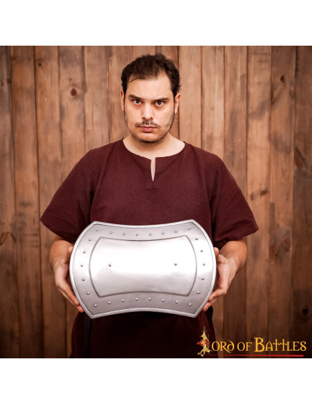 Bouclier médiéval rectangulaire en...