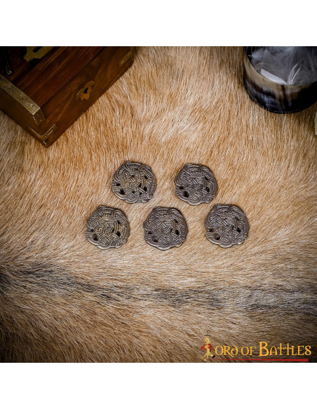 Ensemble de 5 boutons Viking Greiftier