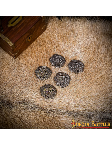 Ensemble de 5 boutons Viking Greiftier