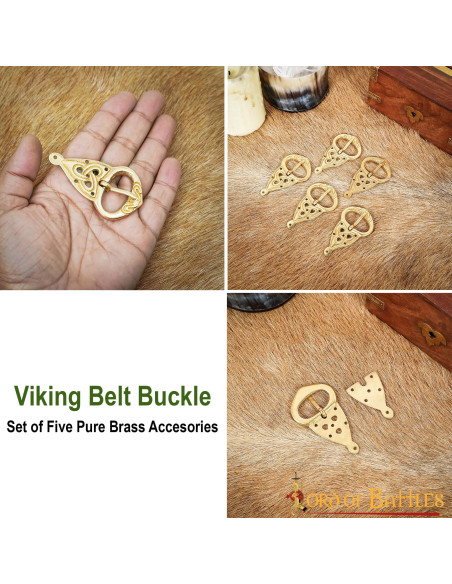 Boucle de ceinture Viking (6,5x3,7 cm.)
