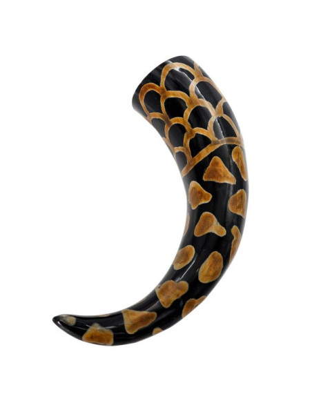 Corne à boire Viking avec motif...