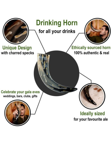 Corne de boeuf avec des taches...