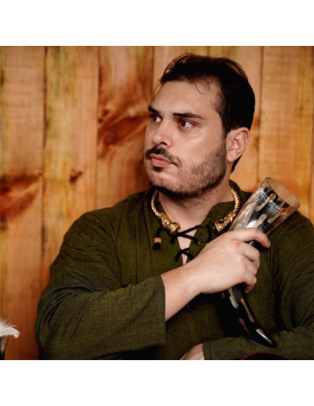 Corne de boeuf avec des taches...