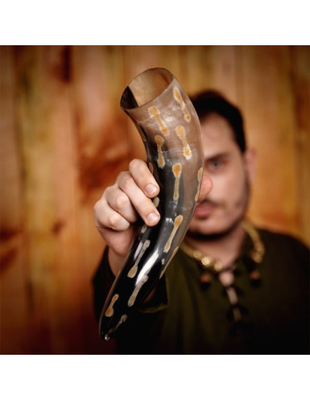 Corne de boeuf avec des taches...