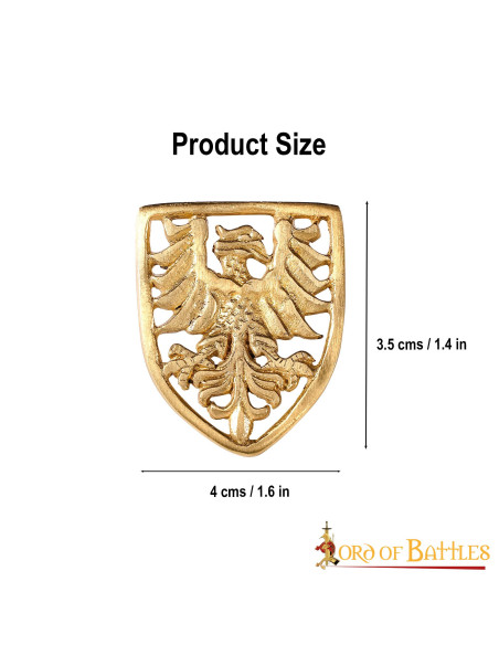 Ensemble de 5 boucliers d'aigle...