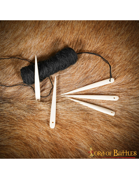 Ensemble de 5 aiguilles en os Viking...