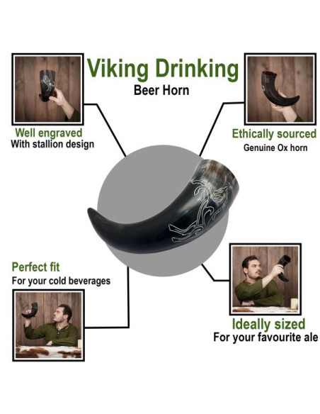 Conception de corne à boire viking...