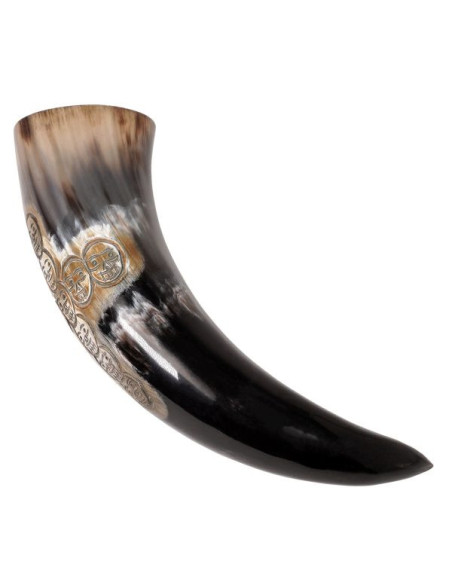 Conception de crâne de croix de corne...