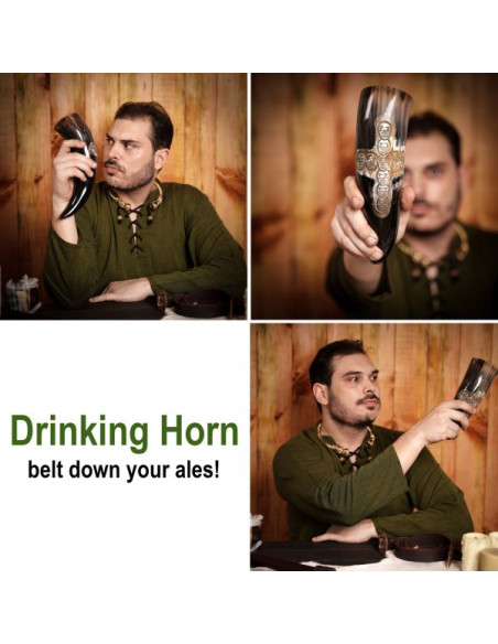 Conception de crâne de croix de corne...