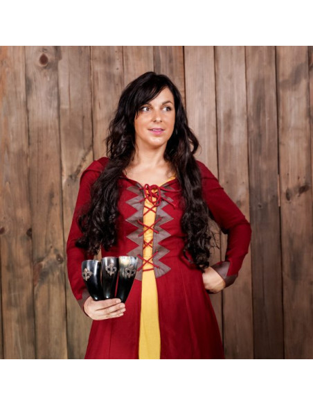 Ensemble de 3 cornes à boire Viking...