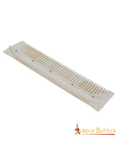Peigne médiéval en os véritable