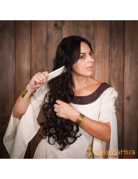 Peigne médiéval en os véritable