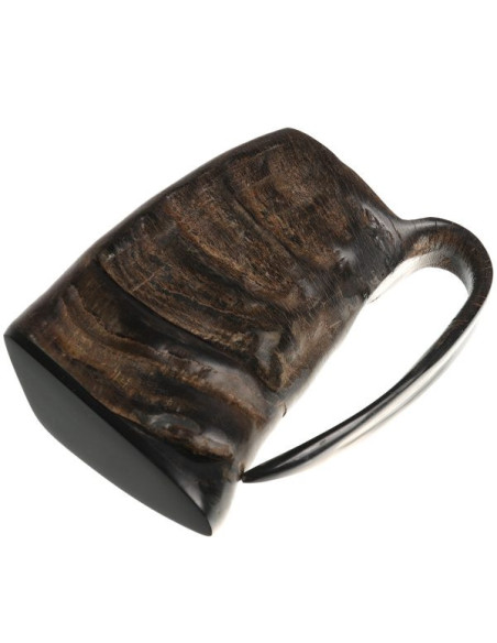 Chope de bière médiévale avec corne...