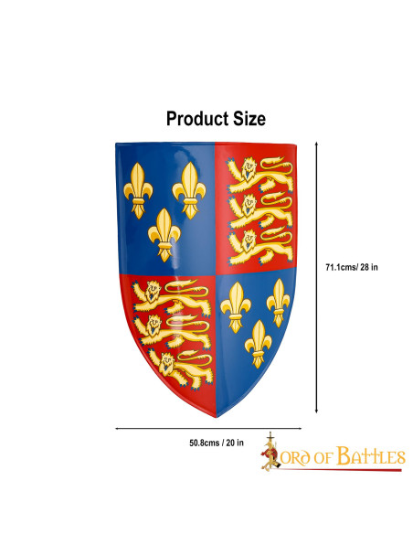 Bouclier décoratif du roi Henri IV