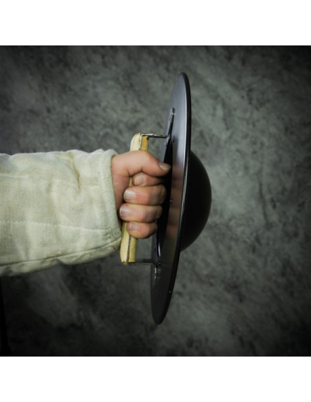 Bouclier rond fonctionnel en acier...