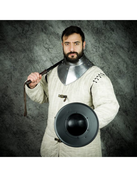 Bouclier rond fonctionnel en acier...