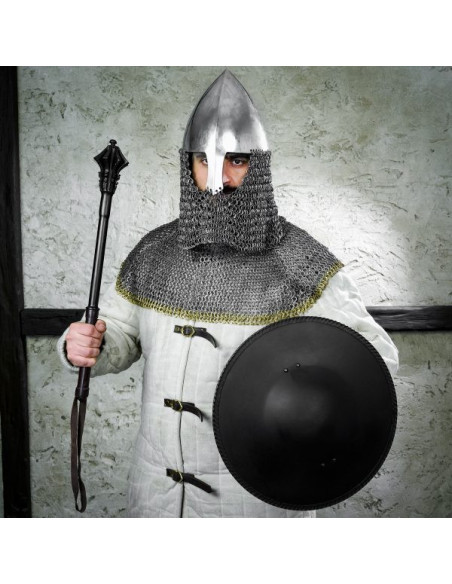 Bouclier médiéval fonctionnel rond...