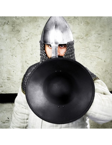 Bouclier médiéval fonctionnel rond...