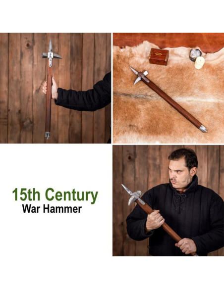 Marteau de guerre historique du XVe...