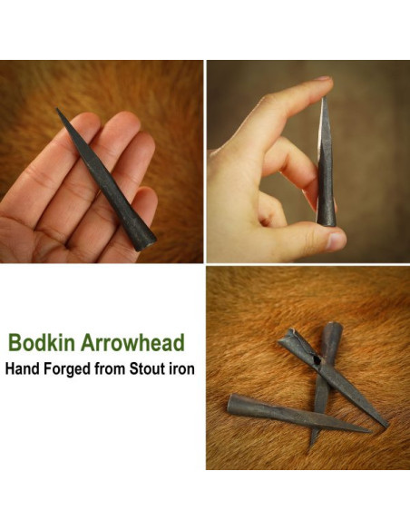 Ensemble 3 pointes de flèches en fer...