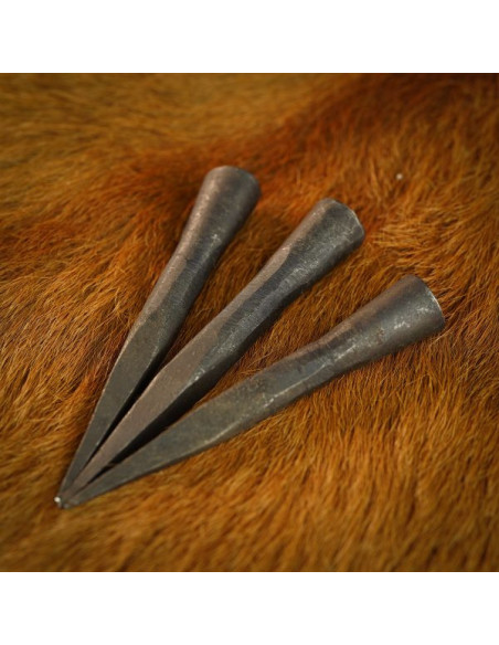 Ensemble 3 pointes de flèches en fer...
