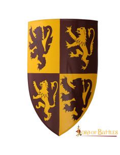 Blason gallois Owain Glyndwr avec imprimé lion rampant
