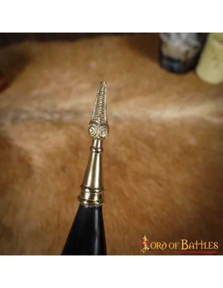 Corne à boire viking médiévale avec...