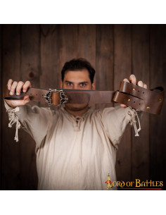 Ceinture de pirate marron avec baudrier pour GN et Cosplay