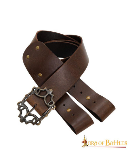 Ceinture de pirate marron avec...
