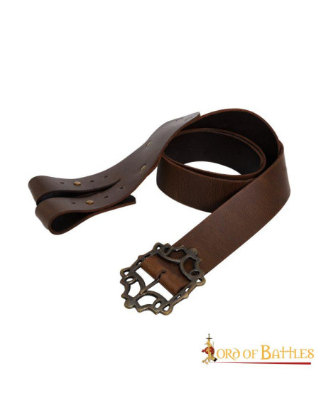 Ceinture de pirate marron avec...