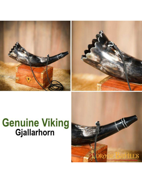 Corne viking avec sangle modèle...