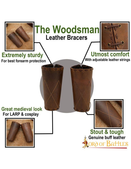 Bracelets pour modèle LARP et Cosplay...