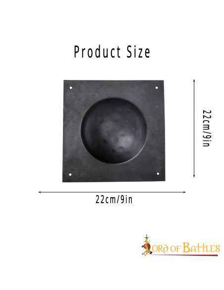 Umbo carré pour bouclier romain Scutum